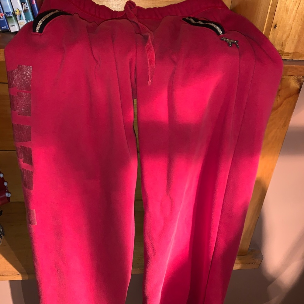 Victoria Secret Red “Boyfriend” sweatpants